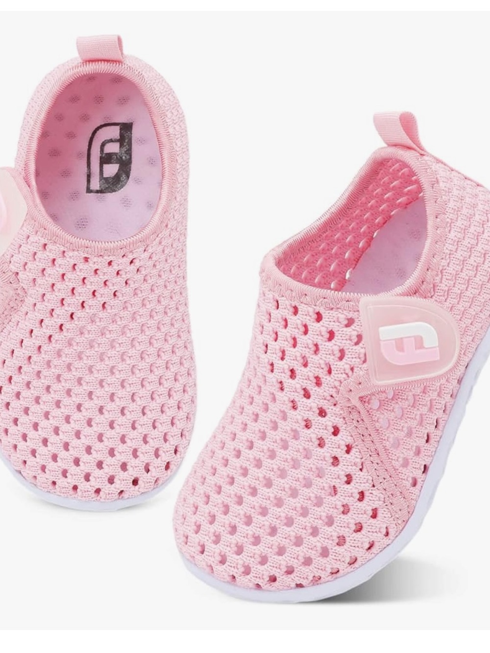 Joinfree Water Shoes, Baby Toddler Girl Pink Mesh Beach Pool Swim Quick Dry